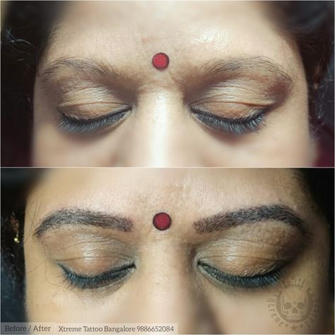 Eyebrow makeup, permanent make up. Eye Brow Tattoo, Permanent Eyebrow Tattoo, Eyebrows Tattoo, Jayanagar Bangalore, Brow Tattoo, Eye Brow, Bangalore India, Eyebrow Tattoo, Natural Hair Growth