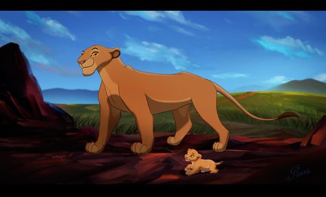 Sarabi my mother in law and Kiara my niece walking together Lion King Simba's Pride, Lion King 3, Lion King Drawings, Lion King Pictures, Lion King Fan Art, Lion King 2, Il Re Leone, Lion King Art, King Simba