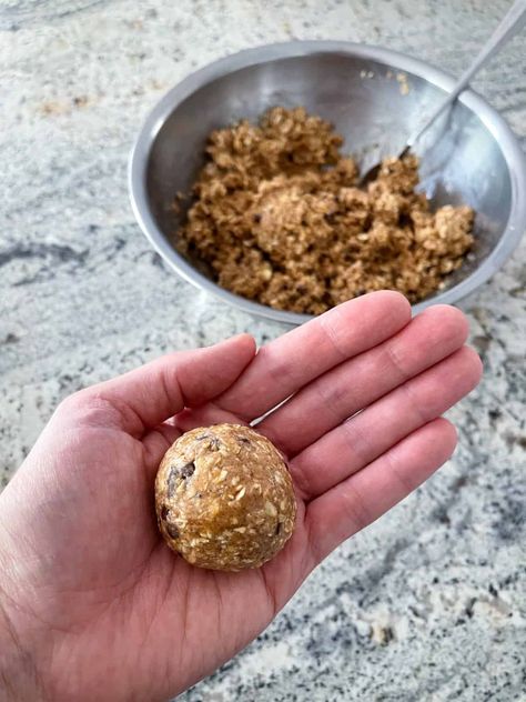 Kodiak Cake Energy Balls, Protein Balls With Kodiak Cakes, Kodiak Power Balls, Kodiak Protein Balls Recipe, Kodiak Pancake Mix Protein Balls, Copycat Kodiak Protein Balls, Oatmeal Chocolate Chip Protein Balls, Kodiak Cakes Protein Balls, Kodiak Protein Balls