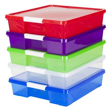 Organize Your Room, Book Bins, Plastic Craft, Classroom Storage, Integrated Handles, Office Furniture Accessories, Classroom Supplies, Plastic Crafts, Paper Storage