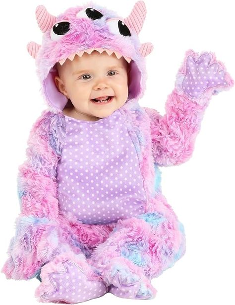 Amazon.com: Fun Costumes Infant Purple and Pink Monster 6/9 Months : Clothing, Shoes & Jewelry Fuzzy Animals, Inner Monster, Infant Costume, Pink Monster, Monster Costume, Fairy Tale Costumes, Monster Costumes, Adorable Creatures, Dinosaur Costume