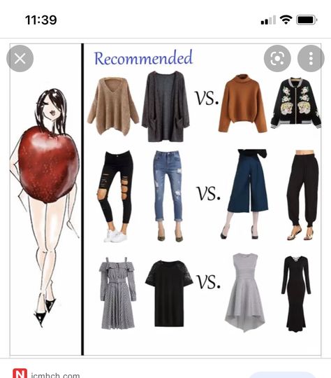 Apple Body Type Outfits, Apple Body Fashion, Apple Body Shape Clothes, Apple Clothes, Apple Body Shape Fashion, Apple Body Shape Outfits, Apple Shape Fashion, Apple Body Type, Apple Shape Outfits