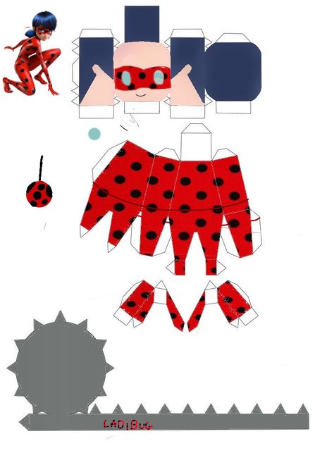 Paper Craft Ladybug, Miraculous Printable, Miraculous Crafts, Ladybug Paper Craft, Disney Paper Dolls, Ladybug Crafts, Paper Dolls Diy, Miraculous Ladybug Oc, Paper Doll Template