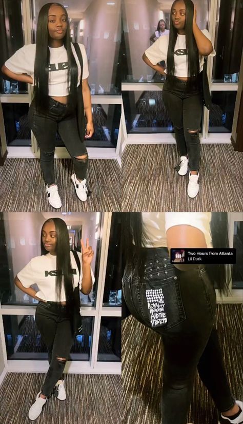 Ksubi Outfit Black Women, Ksubi Fits, Ksubi Outfit, Ksubi Jeans Outfit, Hbcu Fashion, Ksubi Jeans, Birthday Outfit For Women, Fly Outfit, Birthday Fits