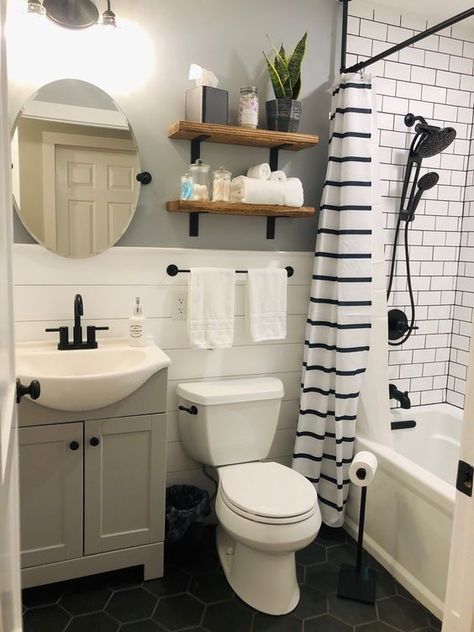 Finished Bathrooms, Small Bathroom Makeover, 2024 Design, Bathroom Design Decor, Bathroom Remodel Designs, Downstairs Bathroom, Bathroom Inspiration Decor, Small Bathroom Ideas, Upstairs Bathrooms