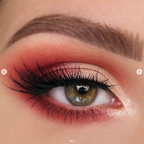 ☁︎ february 14 '18 ☁︎ eyeshadow palette ☁︎ eyeshadow look using the burgundy palette ☁︎ Coral Red Makeup, Burgundy Makeup Look Quince Natural, Red Wedding Makeup Eyes, Red Eyeshadow Prom, Simple Red Makeup Looks For Quince, Cute Simple Red Eye Makeup, Red Simple Eye Makeup, Red Eye Looks For Prom, Orange And Red Eyeshadow Looks