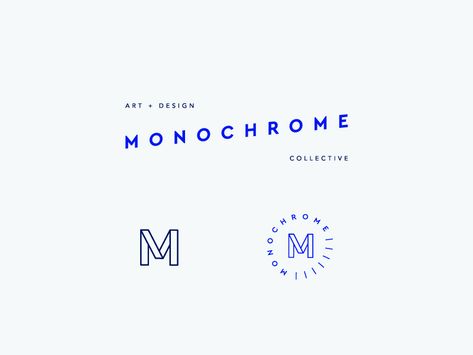 Monochrome Brand Identity, Monochrome Branding, Futuristic Minimalism, Collective Logo, Brand Theme, Monochrome Logo, New Orleans Hotels, Identity Design Inspiration, Type Treatments