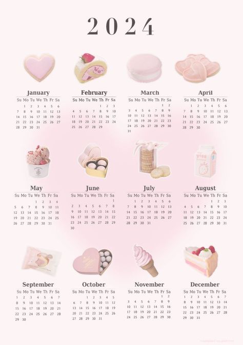 2024 Coquette Calendar, Cute Calendar Template 2024, Pink 2024 Calendar, Pink Calendar Aesthetic, Pink Aesthetic Calendar, Cute Calendar 2024, Coquette Calendar, Pink Aesthetic Posters, Girly Calendar