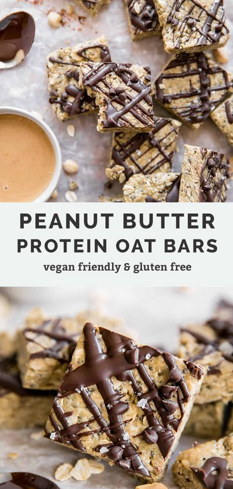 Oat Bars Gluten Free, Protein Oat Bars, Chocolate Peanut Butter Oatmeal Bars, Chocolate Peanut Butter Oatmeal, Peanut Butter Oat Bars, Oats Peanut Butter, Peanut Butter Oat, Bars Gluten Free, Peanut Butter Oatmeal Bars