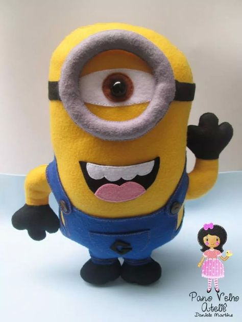 Miniom Baby Mobil, Felt Finger Puppets, Cute Food Art, Finger Puppets, Felt Toys, Felting Projects, Cute Food, Puppets, Minion