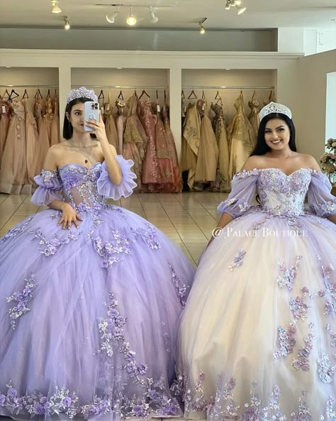 Repunzel Quince Theme Dress, Tangled Prom Dress, Tangled Quinceanera Dress, Quinceanera Lavender, Rapunzel Quinceanera, Tangled Quince, Rapunzel Quince, Quince Outfit, Lavender Quinceanera Dresses