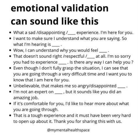 Emotional Validation, Relationship Lessons, Relationship Therapy, Instagram People, Healthy Relationship Tips, Emotional Awareness, Couples Therapy, Healthy Relationship Advice, Mental And Emotional Health