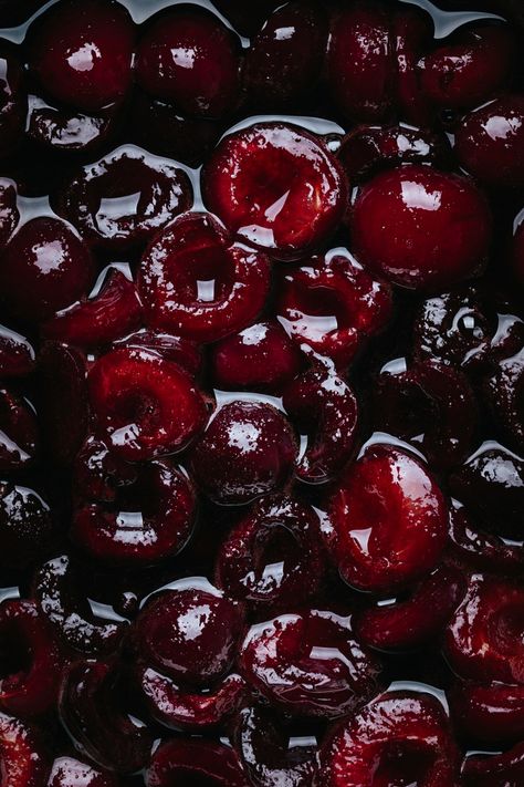 Balsamic Cherry Compote - Beyond Sweet and Savory Cherry Desserts Aesthetic, Black Cherry Aesthetic, Cherry Aesthetics, Jamming Aesthetic, Cherries Aesthetic, Balsamic Cherries, Cherry Wallpaper, Sweet Aesthetic, Cherry Compote