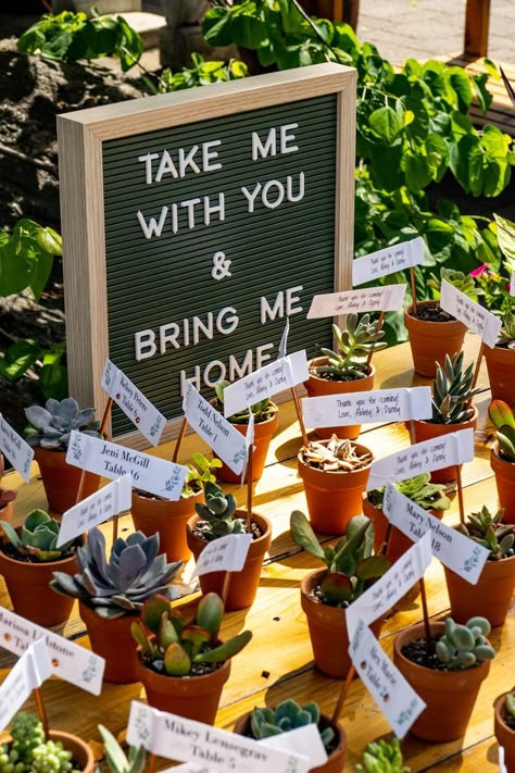 Sustainable Wedding Favors | Abbey & Dan at The Gardens of Castle Rock ~ Eco-Friendly Wedding in The Garden #MNOutdoorWedding #TheGardensofCR #BestDayEver #TwinCitiesWedding #MNWeddings #GardenWedding Make your Best Day Ever at The Gardens of Castle Rock! Sustainable Wedding Decor, Sustainable Wedding Favors, Sustainable Wedding Ideas, Wedding In The Garden, Eco Friendly Wedding Favors, Ocean View Wedding, Bush Wedding, Diy Backyard Wedding, Diy Wedding Planning