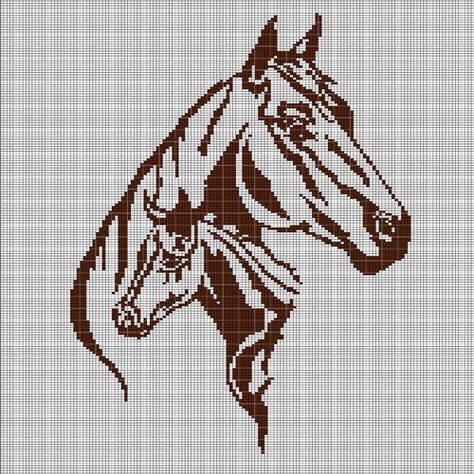 Cross Stitch Horse, Digital Computer, Giraffe Crochet, Crochet Horse, Running Horse, Afghan Patterns, Crochet Afghans, Afghan Pattern, Crochet Dog