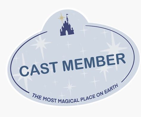 Cast Member, Magical Places, Name Tags, Sticker Design, Vision Board, Vinyl Sticker, It Cast, Nails, For Sale