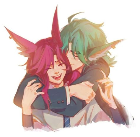 Rakan League Of Legends, Liga Legend, Xayah And Rakan, Akali League Of Legends, League Of Legends Characters, Lol League Of Legends, Anime Best Friends, Matching Profile Pictures, Mobile Legends