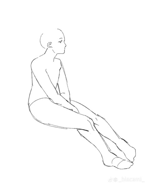 Poses Bases, Sitting Pose Reference, Action Poses Drawing, Art Bases, Sitting Pose, Drawing Bases, Body Reference Drawing, Art Help, Drawing Refs