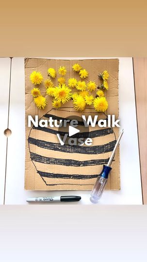 67 reactions · 12 shares | NATURE WALK VASE 🏺🌹🌸

You know we love a good repurposing activity over here! Today, we took some cardboard, drew a vase, and poked some holes in the cardboard! Then, we gathered some dandelions from around our property to create this adorable spring art activity! 

Not only is this a great activity to keep your littles entertained outside, it’s also great for fine motor skills! 🎉✨

Want more activity ideas like this one? Follow @wingitwithwhit for mom hack Mondays, daily activities for kids, and FREE printables on stories every Friday! 💕🌟

Nature activity, outdoor activity for kids, outside activity, nature walk, outdoor play, outdoor activity ideas, at home activities, backyard activities, spring activities for kids, flower activity, fine motor skills, to Spring Art Activity, Daily Activities For Kids, Outdoor Activity Ideas, Nature Walk Activities, Outdoor Activity For Kids, Flower Activity, Spring Activities For Kids, Nature Activity, At Home Activities