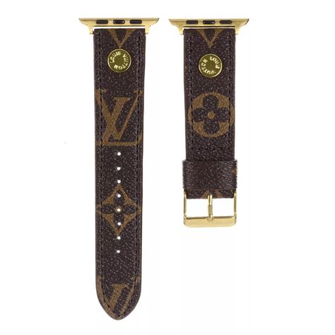 -Apple Watcg Band Strap 30mm/40mm -For Apple Iwatch Band Series 9 8 7 6 5 4 3 -Upcycle Louis Vuitton Apple Watch Band / Strap -For Sizes 38/40mm And 42/44mm -Same Day Shipping (If Usps Is Still Open At The Time) New Apple Watch Bands, New Apple Watch, Iwatch Apple, Apple Watch Band, Apple Watch Bands, Watch Band, Brown Gold, Apple Watch, Watch Bands