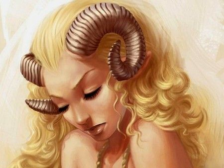 Girl with Ram's horns Ram Horns Drawing, Horns Drawing References, Horns Drawing, East Of The Sun, Goat Horns, Ram Horns, Female Portraits, Dnd Characters, Art Reference Photos