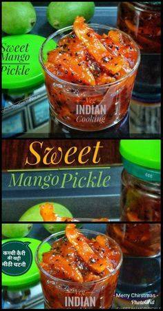 Mango Achar Recipes, Green Mango Chutney, Sweet Pickles Recipe, Indian Pickle Recipe, Pickle Mango Recipe, Mango Chutney Recipe, Pickle Recipes Homemade, Mango Pickle, Pickles Recipe