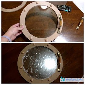 Coastal Mom Creations: DIY 3D Portholes Diy Porthole Decoration, Diy Porthole Window, Hublot Bateau, Pirate Bedroom Theme, Puking Pumpkin, Titanic Party, Nautical Ideas, Porthole Mirror, Clear Acrylic Sheet