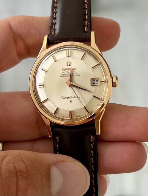 Omega Pie Pan, Vintage Omega Watches Men, Omega Watch Women Constellations, Omega Constellation Ladies, Omega Constellation Vintage, Omega Vintage Watch, Vintage Omega Constellation, Omega Watch Vintage, Omega Constellation