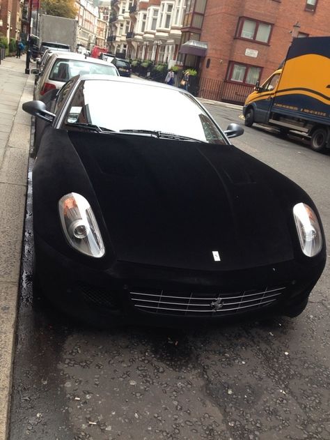 The person who covered their car in velvet, because that is what they wanted to do so deal with it, OK? Velvet Car, Lovely Car, Car Goals, Car Graphics, Scooters, Cool Stuff, Expensive Cars, Love Car, Car Wrap