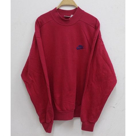 ed519dacc89b2bead3f453b0b05a4a8bdesc52618650ri Vintage Nike Sweatshirt, Level 8, Nike Sweatshirt, Nike Vintage, Cute Outfits For School, Nike Sweater, Nike Red, Nike Sweatshirts, Sweater Pullover