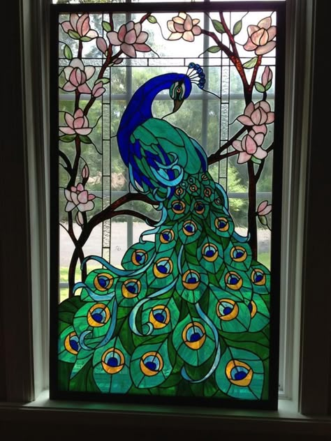 Peacock Glass Painting Design, Peacock Stained Glass Window, Stained Glass Drawing Ideas, Peacock Stained Glass Pattern, Stained Glass Transom Window Above Door, Glass Painting Designs Glass Painting Designs Creative, Peacock Glass Painting, Simple Glass Painting Designs, Stained Glass Background