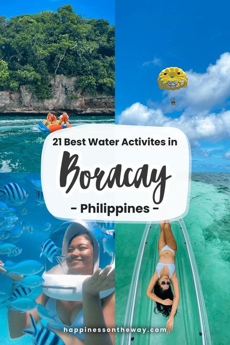 21 Best Water Activities in Boracay Boracay Photography, Philippine Flag Sun, Philippines Bucket List, Boracay Sunset, Aesthetic Philippines, Phillipines Travel, Singapore With Kids, Beach Boracay, Philippines Itinerary