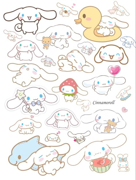 Images Hello Kitty, Kitty Drawing, Hello Kitty Drawing, Hello Kitty Art, Sticker Template, Scrapbook Stickers Printable, Sanrio Cinnamoroll, Cute Doodles Drawings, Cute Doodle Art