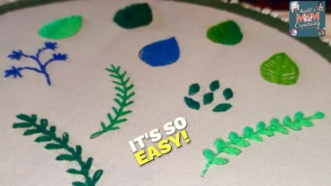 Learn 10 easy and beautiful ways to embroider leaves with step-by-step instructions. Watch the tutorial to master leaf embroidery today! Embroider Leaves, Embroidering Flowers, Embroidered Leaves, Embroidery On Clothes, Flowers And Leaves, Step By Step Instructions, Step By Step, Embroidery, Flowers