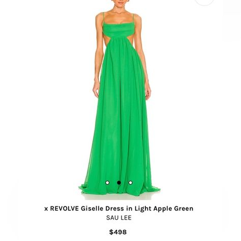 SAU LEE x Revolve Giselle Dress Light Apple Green. Size 6 Worn Once Giselle Dress, Sau Lee, Revolve Dresses, Apple Green, Prom Dresses, Prom, Dress Es, Maxi Dress, Dresses Skirts