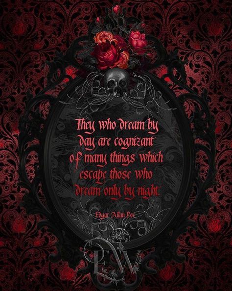 Edgar Allen Poe Quotes, Gothic Quotes, Goth Quotes, Edgar Allan Poe Quote, Poe Quotes, Gothic Wall Decor, Victorian Frame, Allen Poe, Edgar Allen Poe