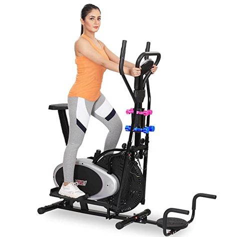 Cardio Max JSB HF150 Orbitrac Exercise Cycle Elliptical Cross Trainer Fitness Bike Mulifunctional Home Gym Exercise Cycle, Fitness Bike, Indoor Cycling Workouts, Elliptical Cross Trainer, Best Exercise Bike, Elliptical Workout, Recumbent Bike Workout, Push Up Workout, Cardio Workout At Home