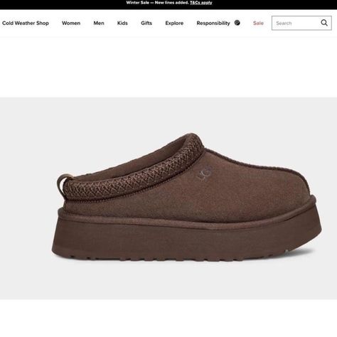 UGG Tazz Platform Chocolate Brown Dark Brown Uggs, Ugg Tazz Platform, Ugg Coquette Slippers, Brown Uggs, Ugg Coquette, Ugg Scuffette, Ugg Tazz, Ugg Dakota, Chestnut Uggs