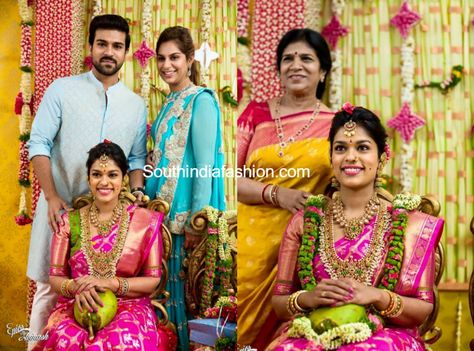 sreeja_wedding_pictures Sreeja Konidela, Pellikuthuru Function, Marriage Pictures, Telugu Wedding, Power Star, Mega Star, Celebrity Wedding, Blouse Designs Indian, Wedding Blouse