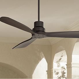 52" Casa Delta-Wing™ Matte Black Outdoor Ceiling Fan Rustic Room Decor, Porch Gazebo, Delta Wing, House Porch, Contemporary Ceiling Fans, Black Ceiling Fan, Rustic Room, Country Cottage Style, Outdoor Fan