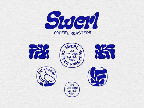 Let the good coffee roll by Andreas Pedersen on Dribbble Cafe Logo Design, Logo Generator, Cafe Branding, Logo Creator, Coffee Brand, Create Logo, Beautiful Logos Design, Typo Logo, Coffee Logo