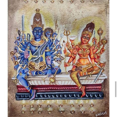 Annu Gods 🌺 on Instagram: “Bharav bhairavi 🙏🙏🙏🙏🙏🙏🌺🌺🌺🌺🌺🌻🌻🌻🌿🌿🌿🌿art by siddhant thapan” Kaal Bhairav Painting, Buddhist Gods, Shiva Meditation, Maa Kali Images, Durga Ma, Kali Hindu, Buddhist Art Drawing, Durga Painting, Shiva Family