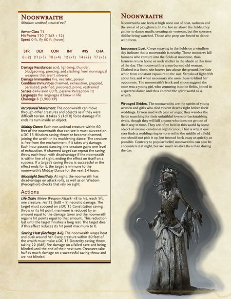 DnD 5e Homebrew — The Witcher monsters Part 2 by Regerem Witcher Dnd 5e, Witcher Monsters Dnd 5e, Dnd Monster Tokens, Dnd 5e Homebrew Monsters, Shadowfell Dnd, Homebrew Monsters 5e, 5e Homebrew Monster, Dnd Shadowfell, Dnd Monsters Homebrew