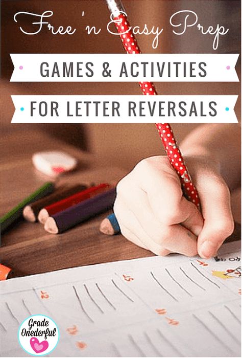 Letter Reversal Activities, Dyspraxia Activities, Handwriting Games, Anchor Charts First Grade, Fun Printables For Kids, Hope Youre Feeling Better, Letter Reversals, Letter Sort, Free Posters