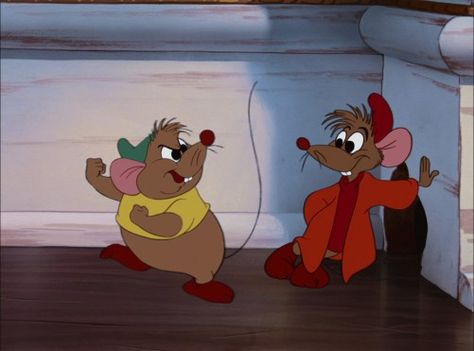 Cinderella Rats, Famous Cartoon Duos, Bambi Beauty, Cartoon Rat, Cinderella 1950, First Disney Princess, Disney Sidekicks, A Goofy Movie, Cinderella Mice