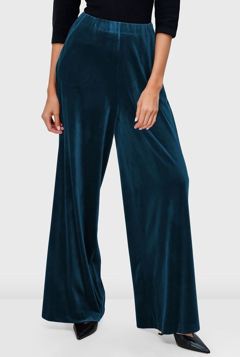 Jellyfish Project, Velvet Palazzo, Velvet Flare Pants, Wedding Cocktail Party, Woman Pants, Velvet Flares, Palazzo Trousers, Velvet Trousers, Wedding Cocktail