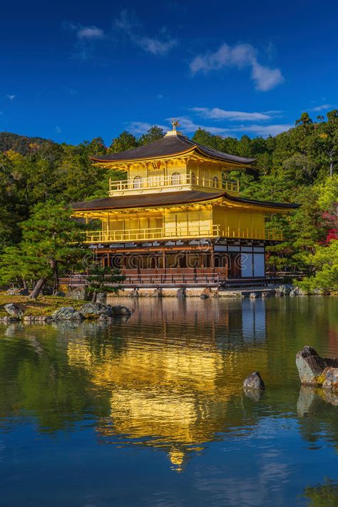 Kyoto Golden Temple, Golden Temple Japan, Ginkakuji, Kyoto Temple, Kamikochi, Golden Pavilion, Japan Temple, Japan Image, Construction Engineering