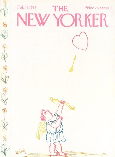 The New Yorker February, New Yorker February, William Steig, The New Yorker Magazine, New Yorker Magazine, New Yorker Covers, February 14th, Dorm Posters, Art Collage Wall