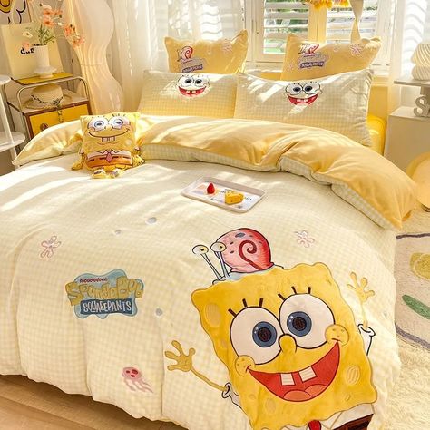 Spongebob Bedroom Decor, Spongebob Bedroom Ideas, Spongebob Room Decor, Spongebob Room Ideas, Spongebob Bedroom, Spongebob Room, Spongebob Things, Glam Beauty Room, Vanity Ideas Bedroom