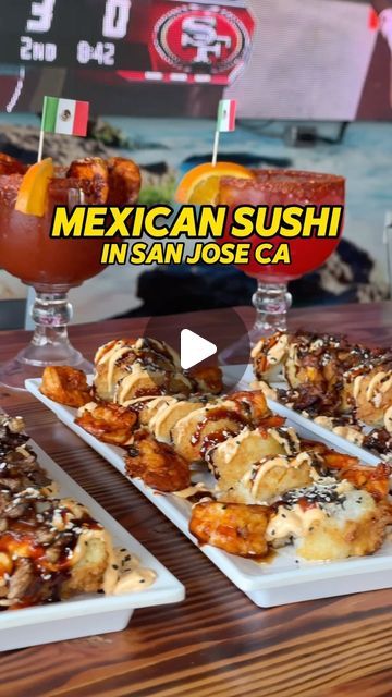 MobbyFood 🍔🌮🍕 on Instagram: "Mexican Sushi 🍣 + Tacos Mar y Tierra 🌮" Mexican Sushi, Sushi Taco, Bay Area, Tacos, On Instagram, Instagram